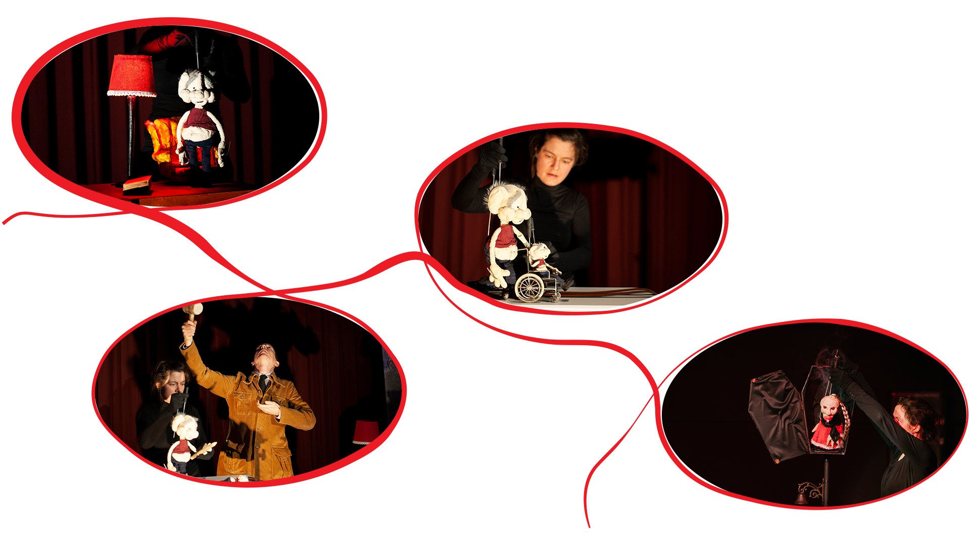 Teater Štrik - collage - show - Drakula