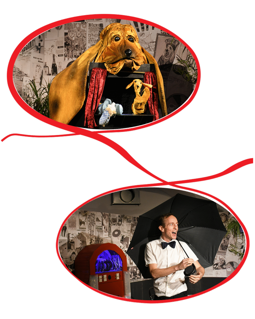 Teater Štrik - collage mobile 1 - show - Upornik/Rebell