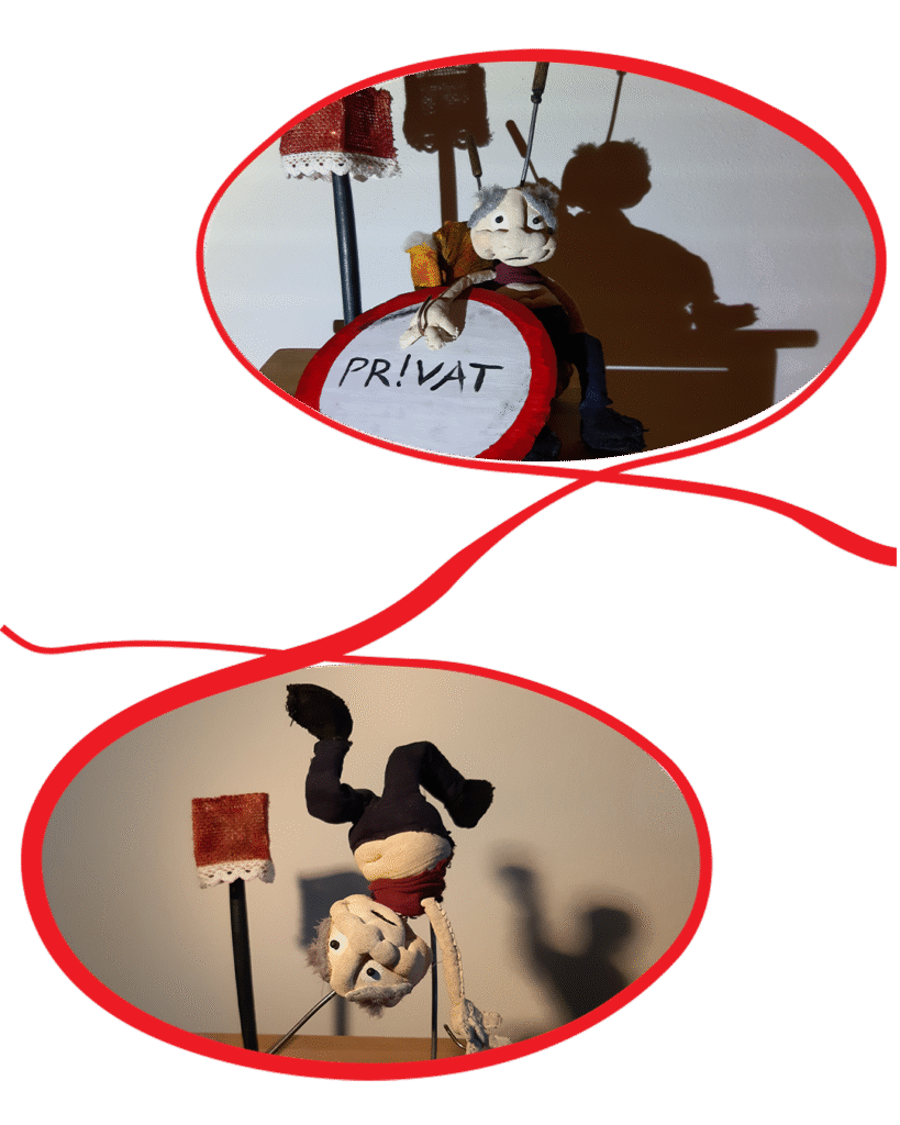 Teater Štrik - collage mobile 2 - show - Mož!