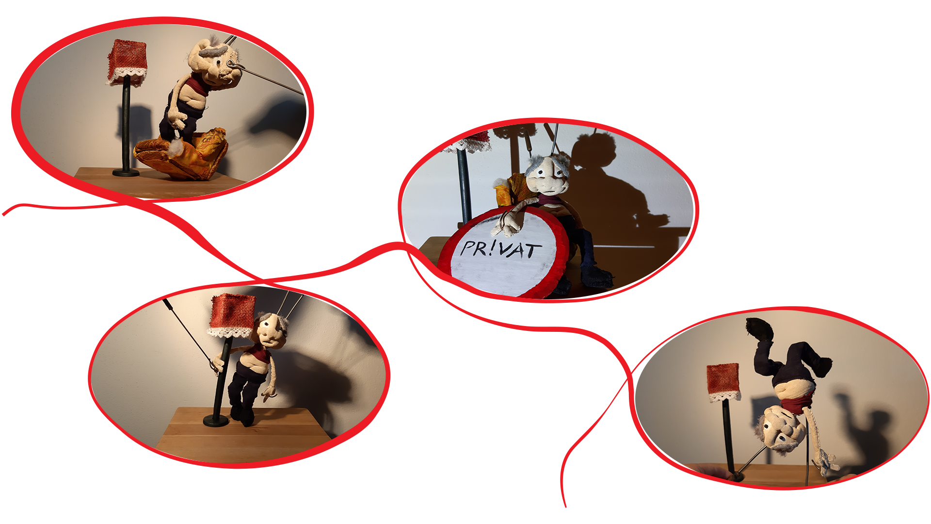 Teater Štrik - collage - show - Mož!