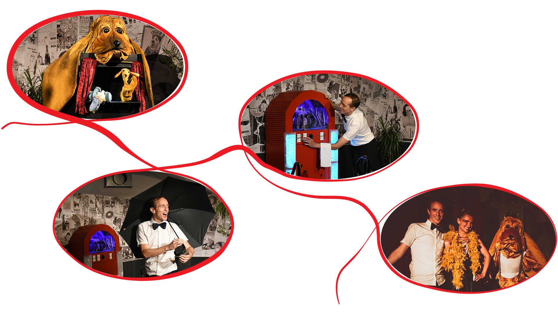 Teater Štrik - collage - show - Upornik/Rebell