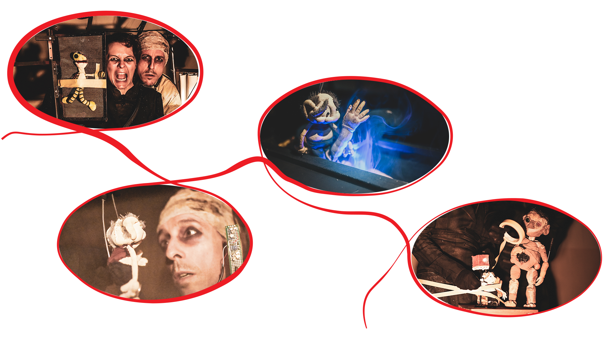 Teater Štrik - collage - show - Viktor F!